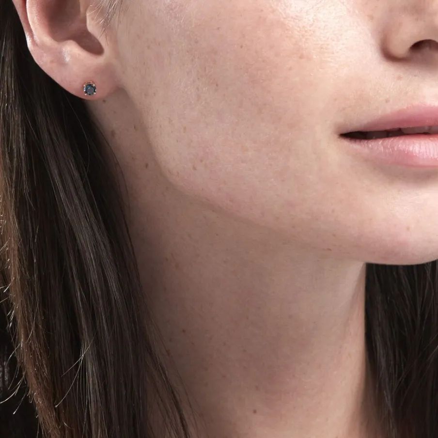 Histoire d'Or Boucles D'oreilles Puces Elea