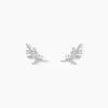 Boucles D'oreilles Puces Evonne Argent Blanc Oxyde De Zirconium-Histoire d'Or Online