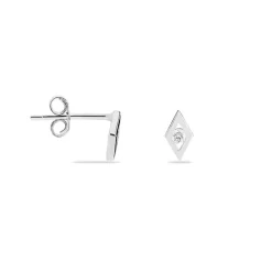 Boucles D'oreilles Puces Eirena Or Blanc Diamant-Histoire d'Or Discount