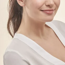 Histoire d'Or Boucles D'oreilles Puces Eloane Triangle Or Jaune Oxyde De Zirconium