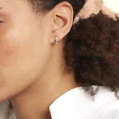 Histoire d'Or Boucles D'oreilles Puces Ester Or Jaune Diamant