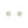 Histoire d'Or Boucles D'oreilles Puces Eleanor Fleur Or Jaune Oxyde De Zirconium