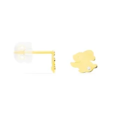 Boucles D'oreilles Puces Elioussa Lapin Or Jaune Oxyde De Zirconium-Histoire d'Or Clearance
