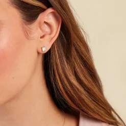 Histoire d'Or Boucles D'oreilles Puces Emilian Or Jaune Topaze