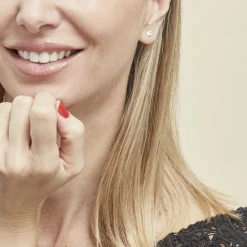 Boucles D'oreilles Puces Eddie Or Jaune Oxyde De Zirconium-Histoire d'Or New