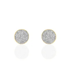 Boucles D'oreilles Puces Eryne Or Jaune-Histoire d'Or Online