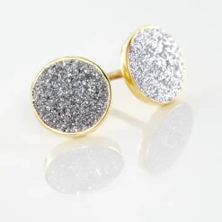 Boucles D'oreilles Puces Eryne Or Jaune-Histoire d'Or Online