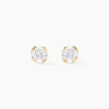 Histoire d'Or Boucles D'oreilles Puces Eddie Or Jaune Oxyde De Zirconium