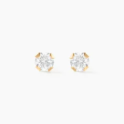Histoire d'Or Boucles D'oreilles Puces Eddie Or Jaune Oxyde De Zirconium
