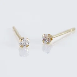 Histoire d'Or Boucles D'oreilles Puces Eddie Or Jaune Oxyde De Zirconium