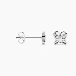 Histoire d'Or Boucles D'oreilles Puces Farasha Argent Blanc Oxyde De Zirconium