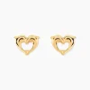 Boucles D'oreilles Puces Fulvie Double Dauphins Or Jaune-Histoire d'Or New