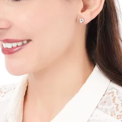 Boucles D'oreilles Puces Fidelia Boule-Histoire d'Or Clearance