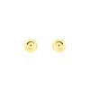 Boucles D'oreilles Puces Fidelia Boule Or Jaune-Histoire d'Or Online