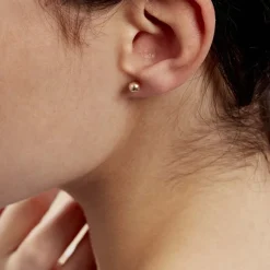 Boucles D'oreilles Puces Fidelia Boule Or Jaune-Histoire d'Or Online