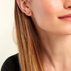 Histoire d'Or Boucles D'oreilles Puces Fidelia