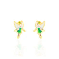 Histoire d'Or Boucles D'oreilles Puces Feerie Or Jaune