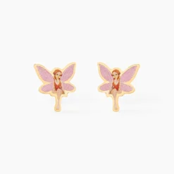 Histoire d'Or Boucles D'oreilles Puces Feerie Or Jaune