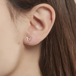 Histoire d'Or Boucles D'oreilles Puces Feerie Or Jaune