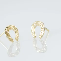 Histoire d'Or Boucles D'oreilles Puces Freyia Cheval Or Jaune