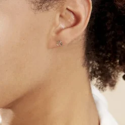 Histoire d'Or Boucles D'oreilles Puces Freyia Cheval Or Jaune