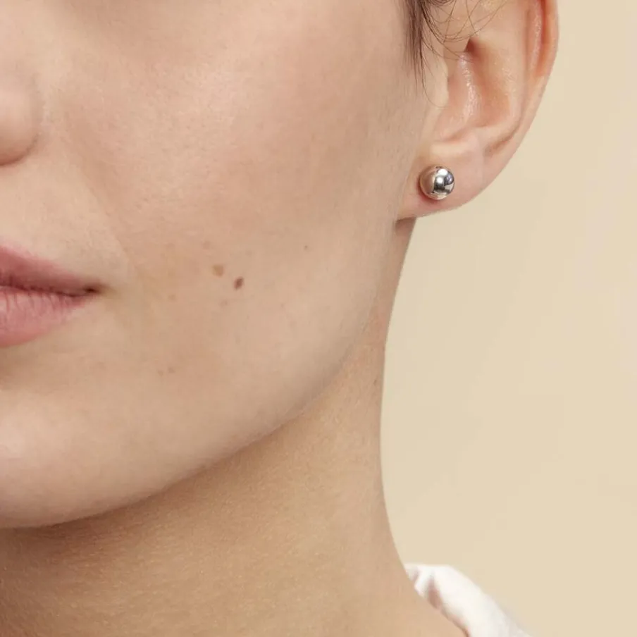Histoire d'Or Boucles D'oreilles Puces Fidelia Boule