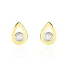Boucles D'oreilles Puces Fidelia Or Jaune Diamant-Histoire d'Or Hot