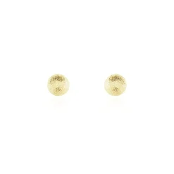 Histoire d'Or Boucles D'oreilles Puces Fidelia Boule Sablee