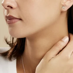 Histoire d'Or Boucles D'oreilles Puces Fulvie Dauphin 5