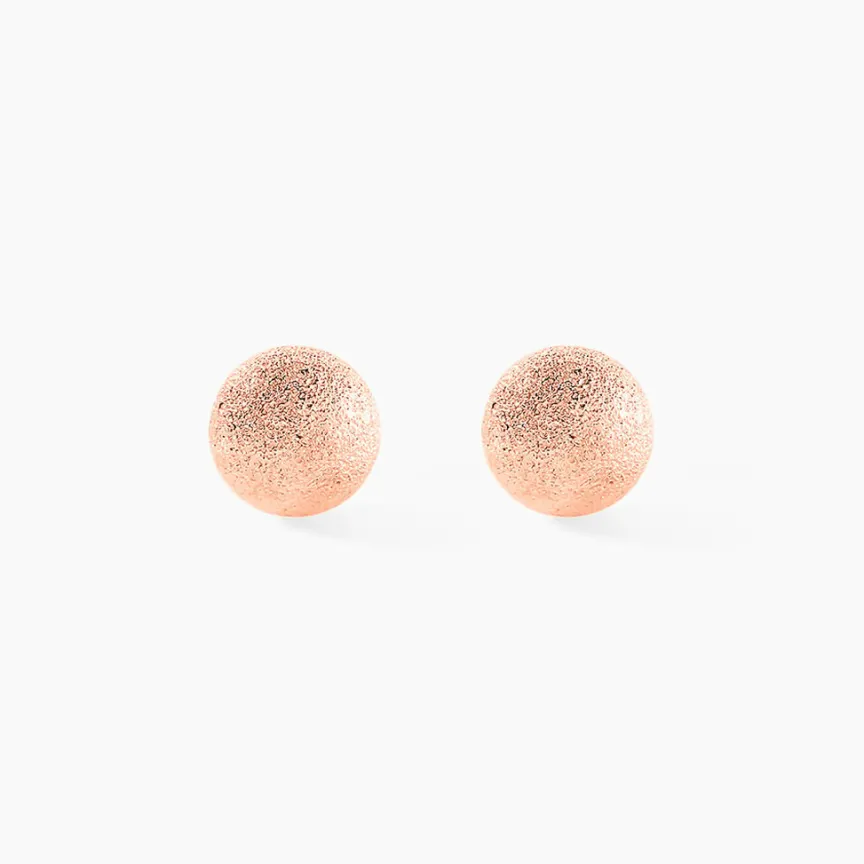 Boucles D'oreilles Puces Fidelia Boule Sablee-Histoire d'Or Online