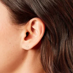 Histoire d'Or Boucles D'oreilles Puces Freyde Or Jaune