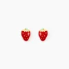 Histoire d'Or Boucles D'oreilles Puces Fraise Or Jaune