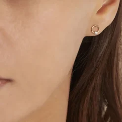 Boucles D'oreilles Puces Gisa Jaune Diamant Blanc-Histoire d'Or Online