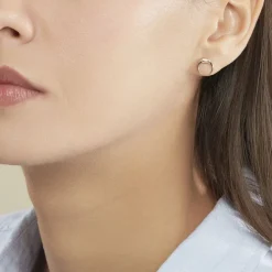 Histoire d'Or Boucles D'oreilles Puces Ginia Plaqué Or Jaune