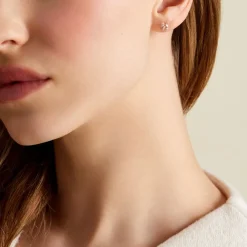 Histoire d'Or Boucles D'oreilles Puces Glorinda Or Jaune Oxyde De Zirconium