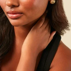 Histoire d'Or Boucles D'Oreilles Puces Gilad Or Jaune