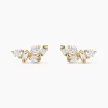 Boucles D'oreilles Puces Gemariah Or Jaune Diamant Synthétique-Histoire d'Or Sale