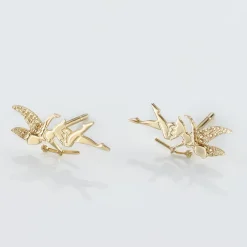 Histoire d'Or Boucles D'oreilles Puces Gabinienne Fee Or Jaune