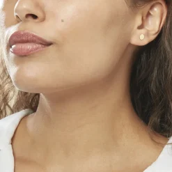 Boucles D'oreilles Puces Genovera Or Jaune-Histoire d'Or Sale