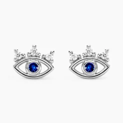 Histoire d'Or Boucles D'oreilles Puces Hina Argent Blanc Oxyde De Zirconium