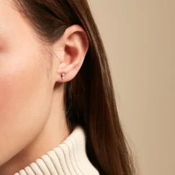 Boucles D'oreilles Puces Huey Or Jaune Oxyde De Zirconium-Histoire d'Or Online