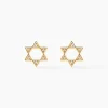 Histoire d'Or Boucles D'oreilles Puces Isak Or Jaune Diamant