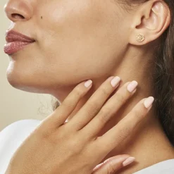 Boucles D'oreilles Puces Ilhame Nid Or Jaune-Histoire d'Or New