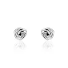 Histoire d'Or Boucles D'oreilles Puces Iloa Argent Blanc