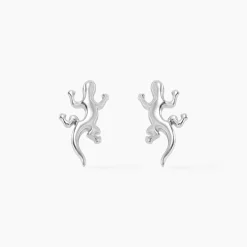 Boucles D'oreilles Puces Ivelyse Argent Blanc-Histoire d'Or