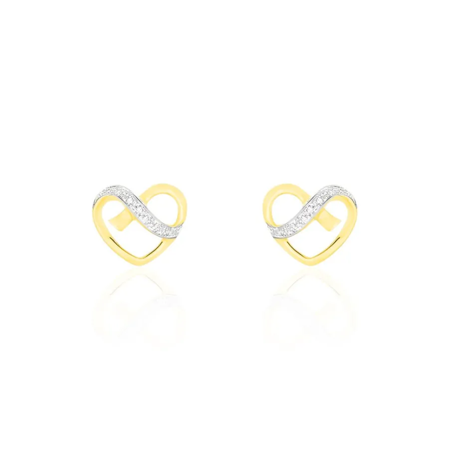 Histoire d'Or Boucles D'oreilles Puces Juliane