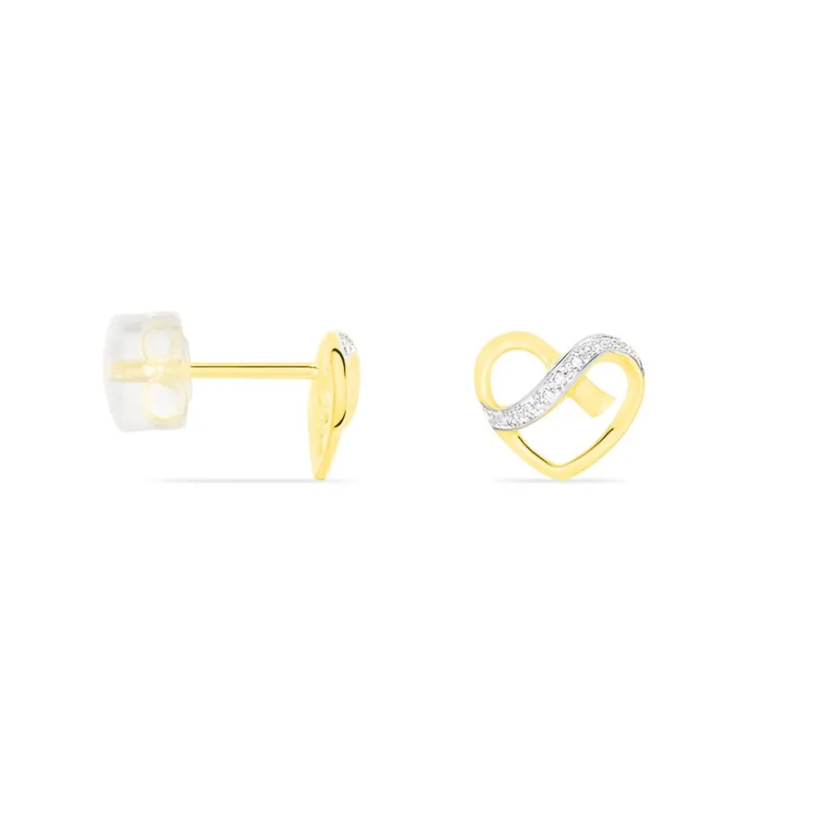 Histoire d'Or Boucles D'oreilles Puces Juliane