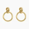Histoire d'Or Boucles D'oreilles Puces Josephine Acier Doré