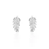 Boucles D'oreilles Puces Jade Argent Blanc Oxyde De Zirconium-Histoire d'Or Best