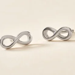 Histoire d'Or Boucles D'oreilles Puces Kamy Argent Blanc